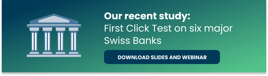 Swiss Banks click challenge